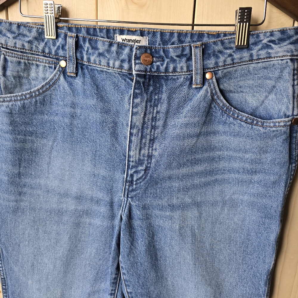 Wrangler Wild West 603 High Waist Ankle Straight Leg Jeans size 31 - Picture 5 of 13